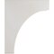 Ekena Millwork 5 1/4"W x 10"D x 12"H Clarksville Wood Vintage Decor Bracket, Chalk Dust White BKTWD05X10X12CVWH - alternate 3